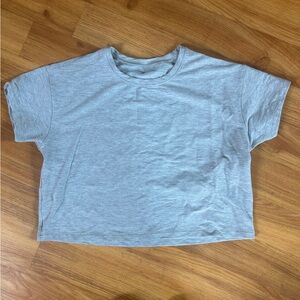 Lululemon T-Shirt light grey heather size smalll